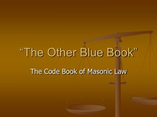 “The Other Blue Book”