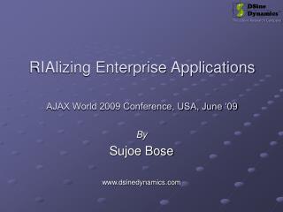 RIAlizing Enterprise Applications