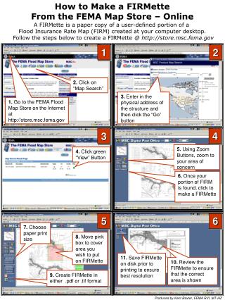 How to Make a FIRMette From the FEMA Map Store – Online