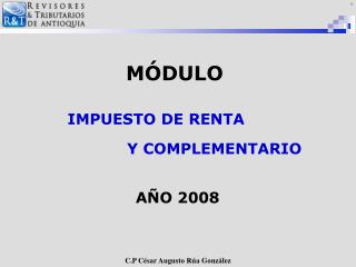 MÓDULO AÑO 2008