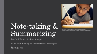 Note-taking & Summarizing