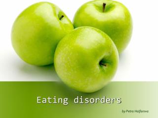 Eating disorders