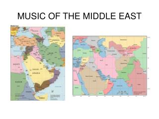 MUSIC OF THE MIDDLE EAST