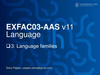 EXFAC03-AAS v11 Language