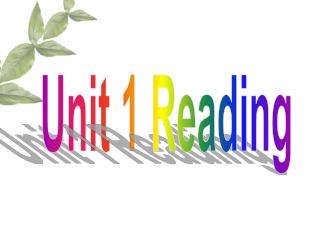 Unit 1 Reading