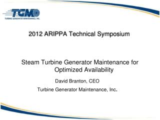 2012 ARIPPA Technical Symposium