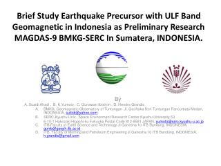 By A. Suaidi Ahadi , B. K.Yumoto , C. Gunawan Ibrahim , D. Hendra Grandis