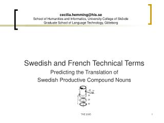 Swedish and French Technical Terms Predicting the Translation of