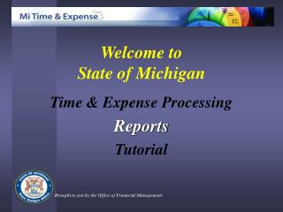 Welcome to State of Michigan Time &amp; Expense Processing