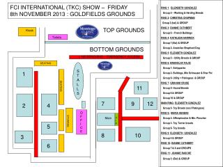 FCI INTERNATIONAL (TKC) SHOW – FRIDAY 8th NOVEMBER 2013 : GOLDFIELDS GROUNDS