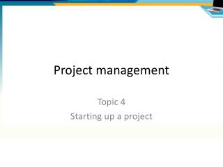 Project management