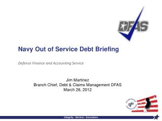 Navy Out of Service Debt Briefing