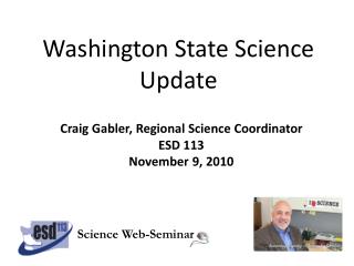 Washington State Science Update