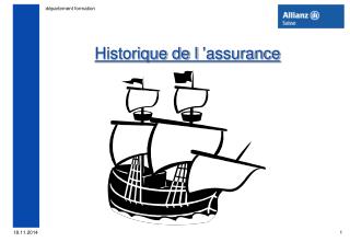 Historique de l ’assurance