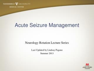 Acute Seizure Management
