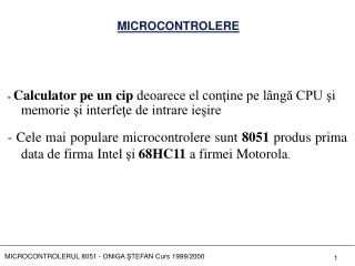 MICROCONTROLERE