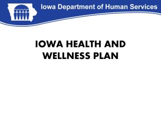 IOWA HEALTH AND WELLNESS PLAN