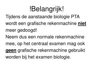 !Belangrijk!