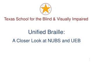 Texas School for the Blind &amp; Visually Impaired