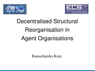 Decentralised Structural Reorganisation in Agent Organisations
