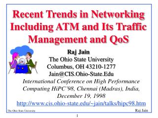 Recent Trends in Networking Including ATM and Its Traffic Management and QoS