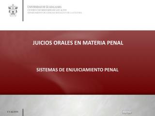 JUICIOS ORALES EN MATERIA PENAL