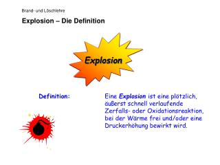 Explosion – Die Definition