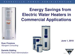 Energy Savings from Electric Water Heaters in Commercial Applications
