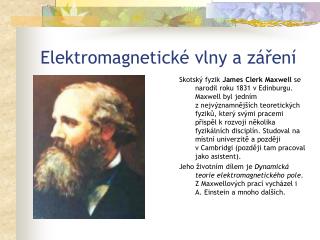 Elektromagnetické vlny a záření