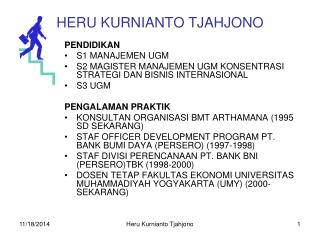 HERU KURNIANTO TJAHJONO