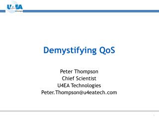 Demystifying QoS