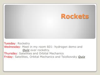 Rockets