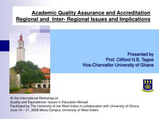 At the International Workshop on Quality and Equivalence: Issues in Education Abroad