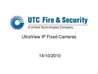 UltraView IP Fixed Cameras