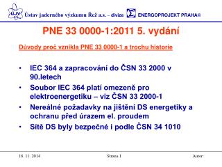 PNE 33 0000-1:2011 5. vydání