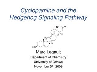 Cyclopamine and the Hedgehog Signaling Pathway