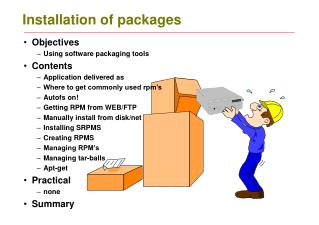 Installation of packages