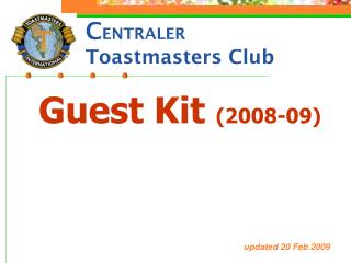 C ENTRALER Toastmasters Club