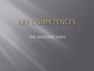 Key Competences