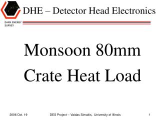 DHE – Detector Head Electronics