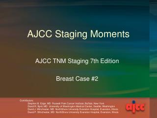 AJCC Staging Moments