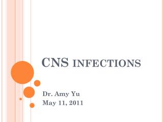 CNS infections