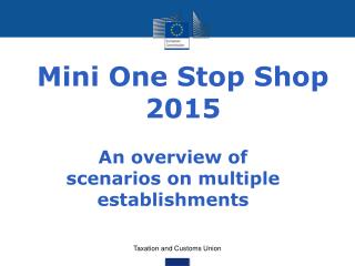 Mini One Stop Shop 2015