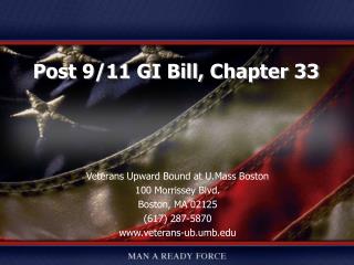 Veterans Upward Bound at U.Mass Boston 100 Morrissey Blvd. Boston, MA 02125 (617) 287-5870