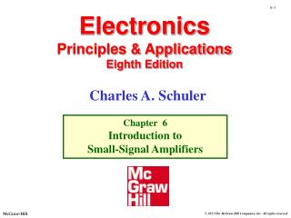 Electronics Principles &amp; Applications Eighth Edition