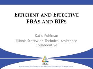 Efficient and Effective FBAs and BIPs