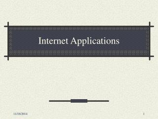 Internet Applications