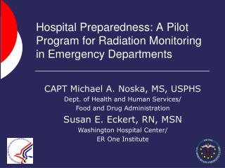 Hospital Preparedness: A Pilot Program for Radiation Monitoring in Emergency Departments