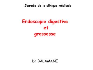 Journée de la clinique médicale