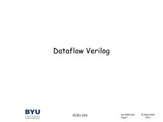 Dataflow Verilog